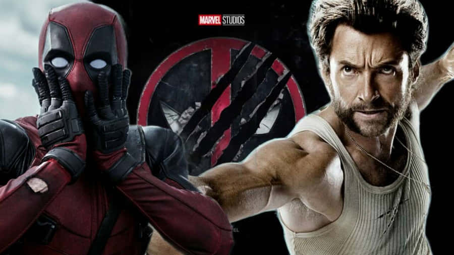 Deadpool And Wolverine Join Forces Wallpaper