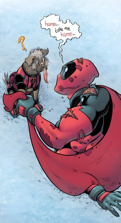 Deadpool Meets Dogpool Wallpaper
