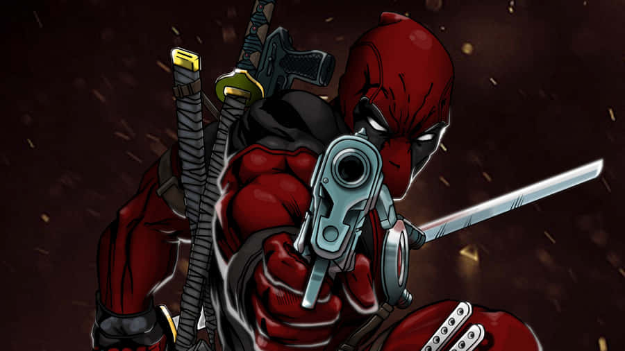 Deadpool Ready For Anything Wallpaper
