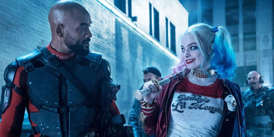 Deadshot And Harley Quinn – Unlikely Partners In Crime Wallpaper