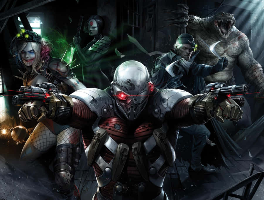 Deadshot Harley Quinn Team Up Wallpaper