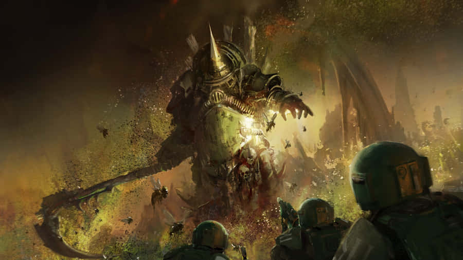 Death Guard Plague Beast Wallpaper
