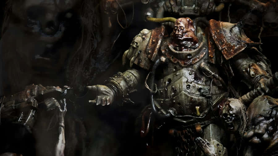 Death Guard Plague Marine Wallpaper