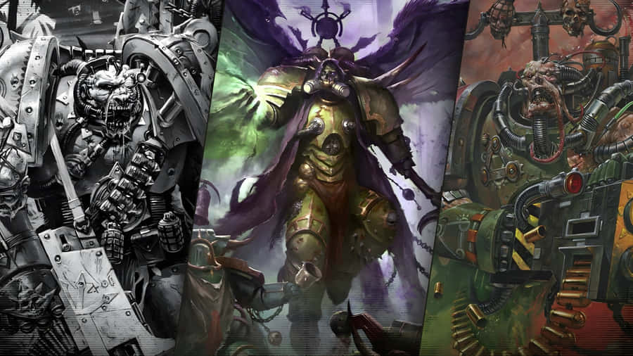 Death Guard Warhammer 40k Miniatures Wallpaper