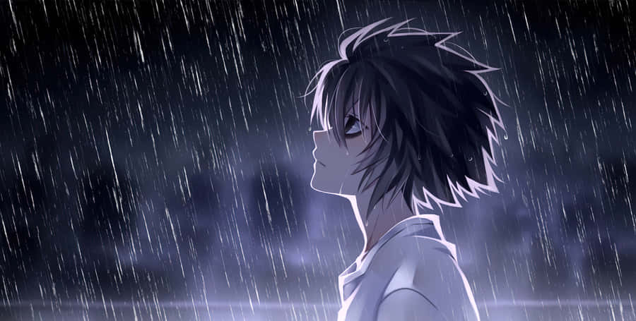 Death Note Looking Up 4k Wallpaper