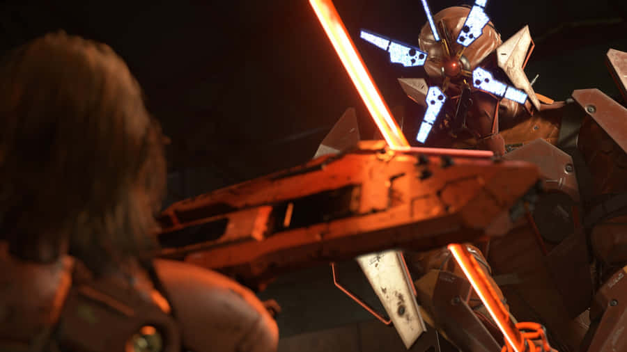 Death Stranding 2 Mech Encounter Wallpaper