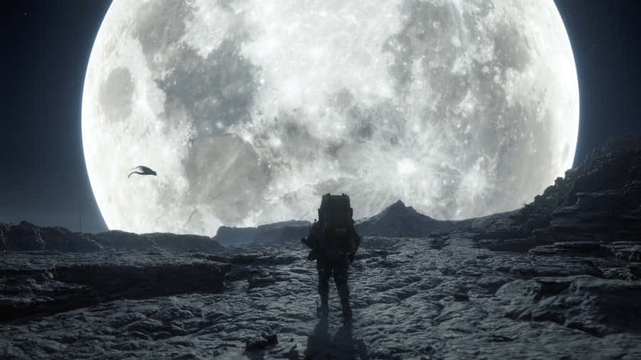 Death Stranding 2 Moon Scene Wallpaper