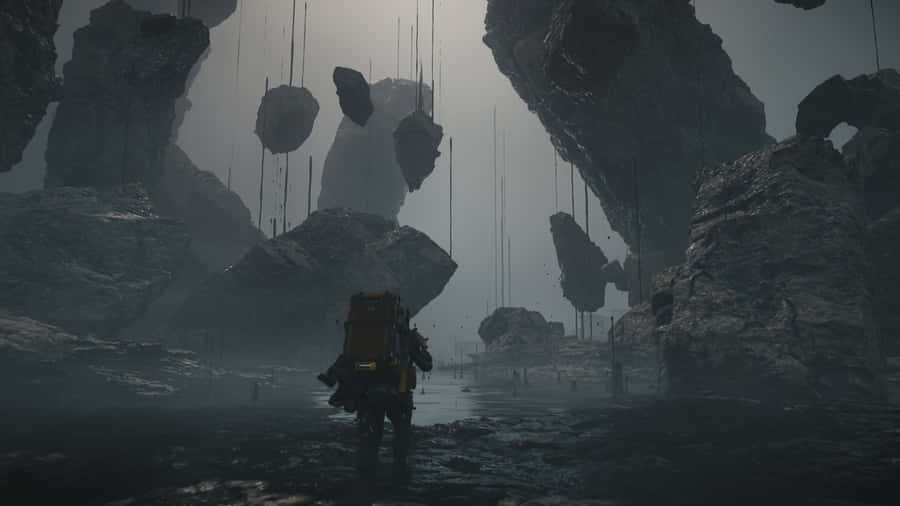 Death Stranding 2 Mysterious Landscape Wallpaper