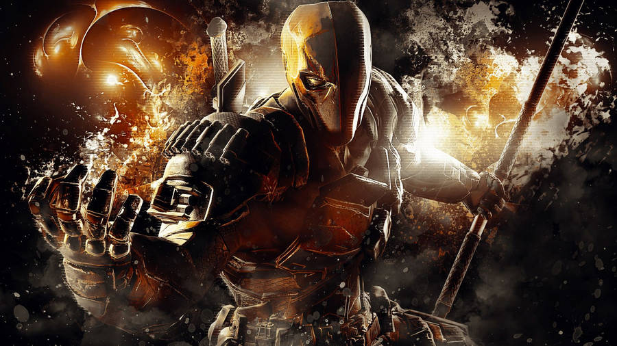 Deathstroke Dominates In Batman Arkham Origins Wallpaper