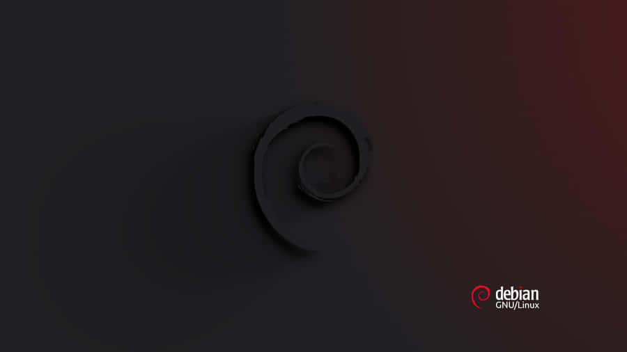 Debian Dark Gradient Wallpaper Wallpaper