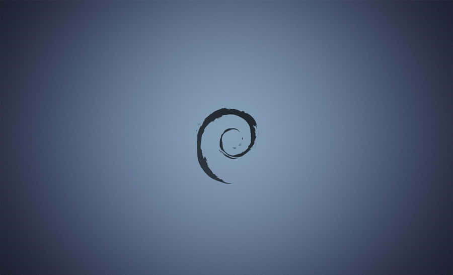 Debian Logo Swirl Background Wallpaper