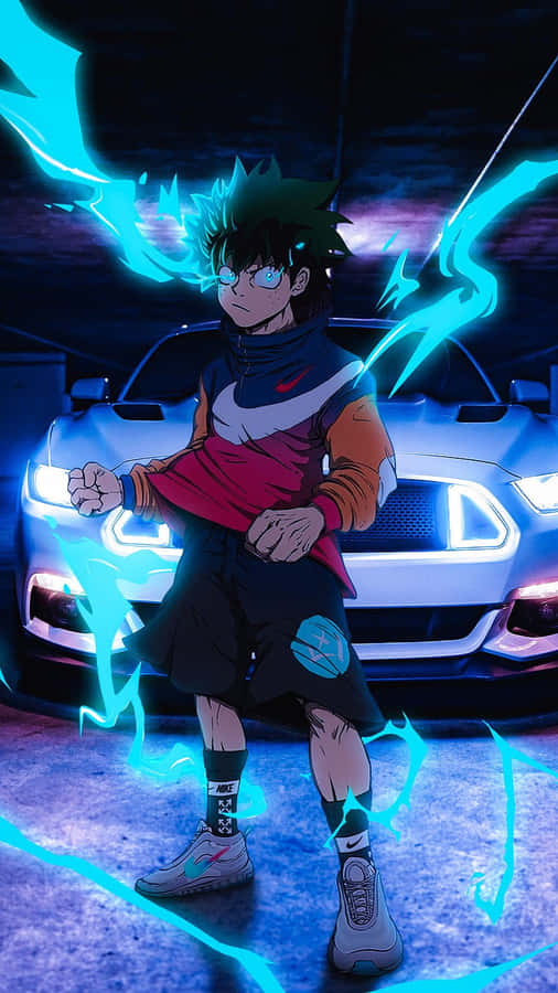 Deku Drip Power Stance Wallpaper