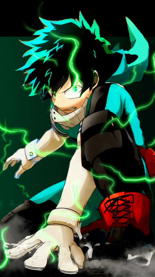 Deku My Hero Academia Anime One For All Full Cowling Wallpaper