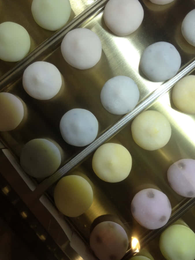 Delectable Assortment Of Japanese Sweets Wallpaper