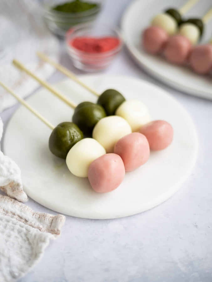 Delectable Japanese Sweets Wallpaper