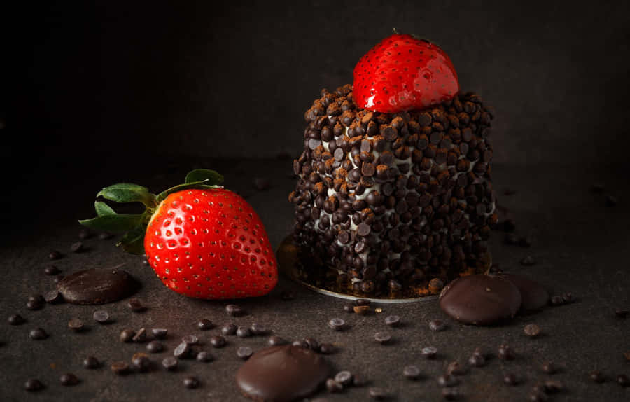 Delectable Strawberries Wallpaper