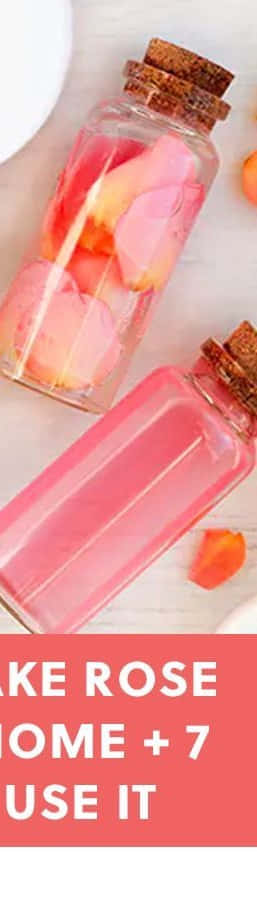 Delicate Rose Oil In Glass Bottle Wallpaper
