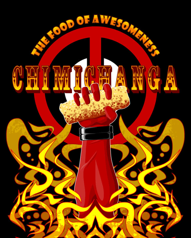 Delicious And Crispy Chimichangas Wallpaper