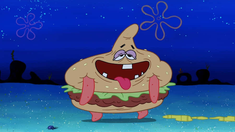 Delicious And Scrumptious Krabby Patty Wallpaper