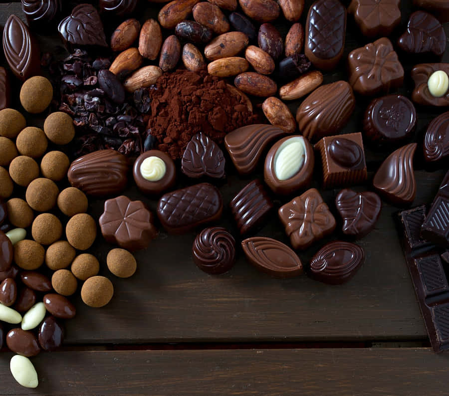 Delicious Brown Chocolate Wallpaper