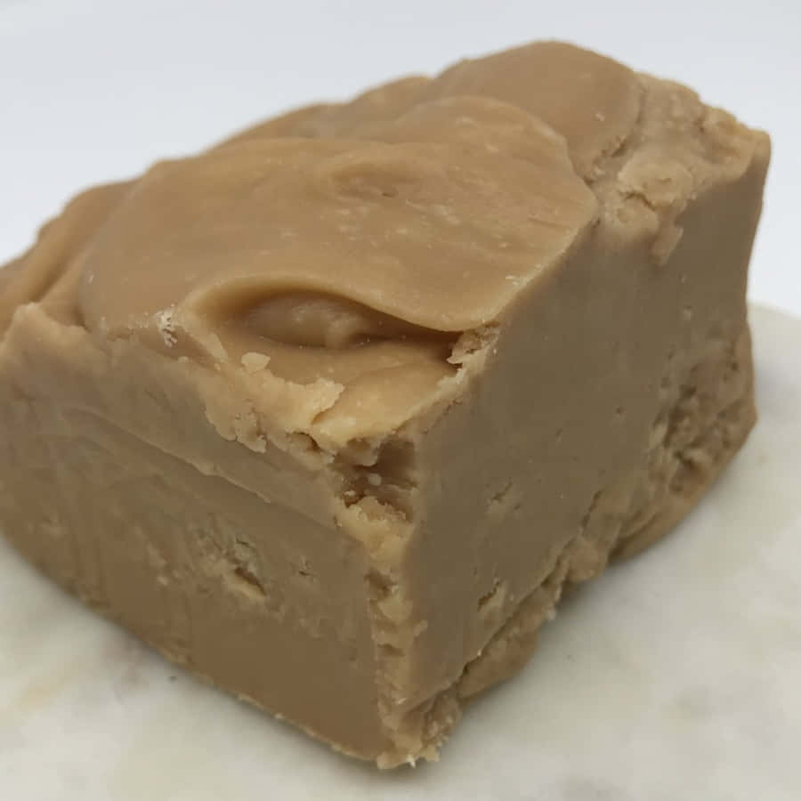 Delicious Penuche Fudge On A Plate Wallpaper