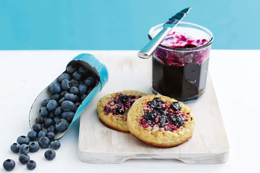 Deliciously Sweet Blueberry Jam Wallpaper