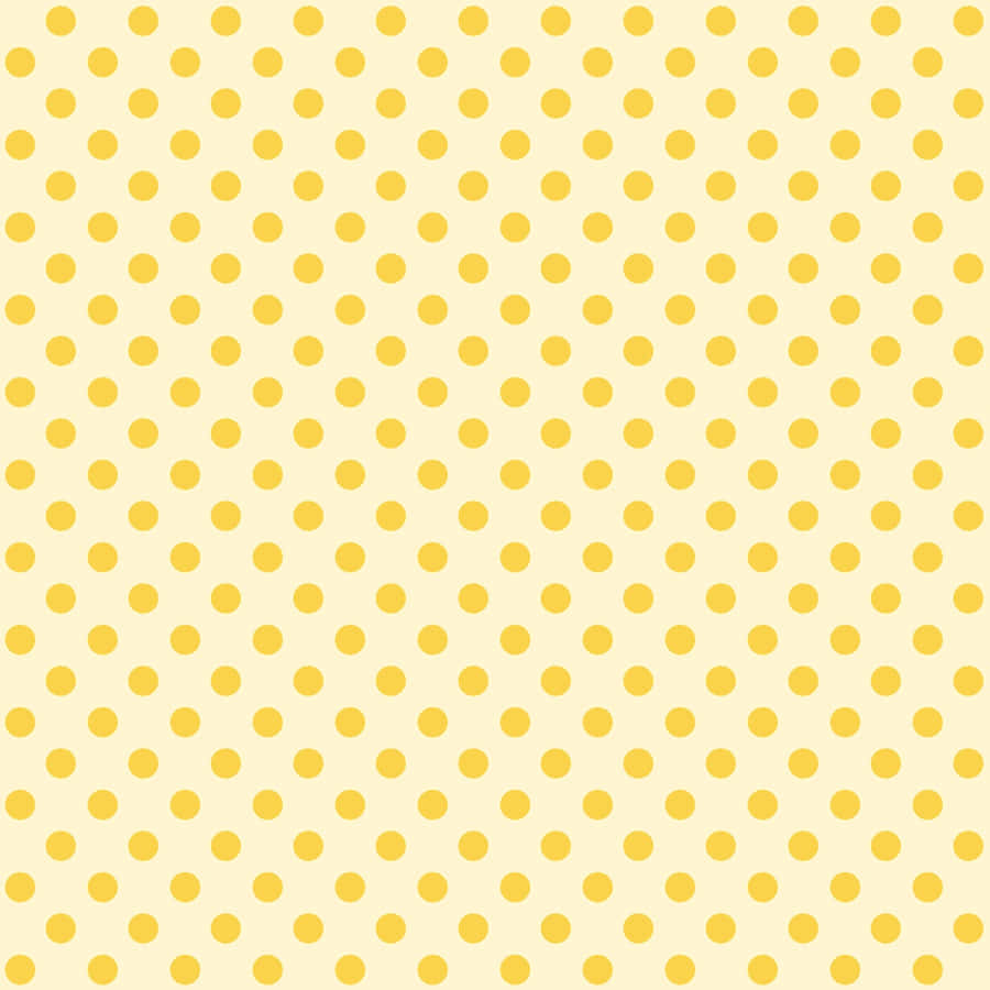 Delightful Yellow Polka Dot Wallpaper Wallpaper