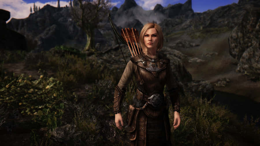 Delphine From Skyrim, Plotting The Next Move Wallpaper