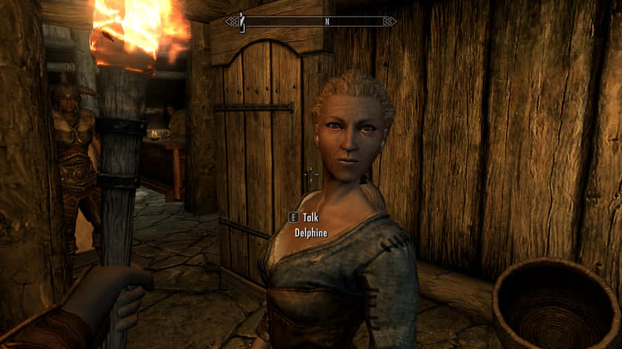 Delphine, The Blade Agent In Skyrim Wallpaper