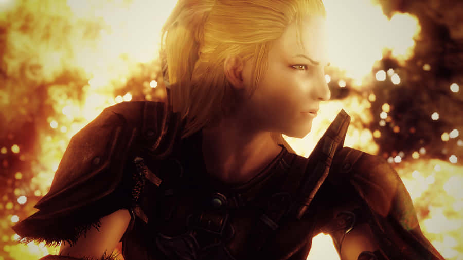 Delphine, The Blade Spymaster From Skyrim Wallpaper