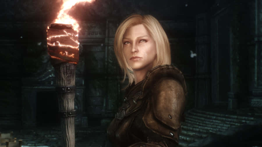 Delphine, The Blades' Spy In Skyrim Wallpaper