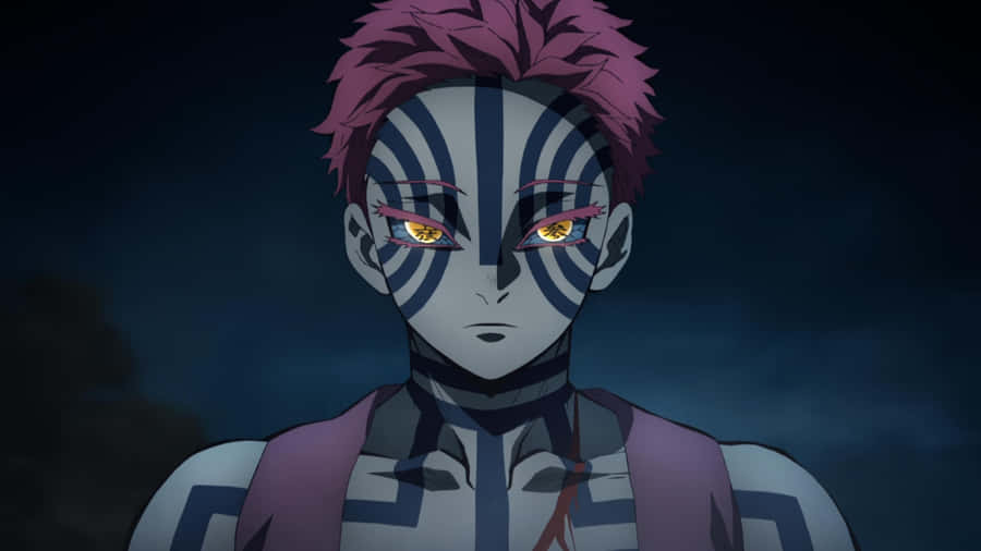 Demon Slayer Half-demon Tanjiro Kamado In Action Wallpaper