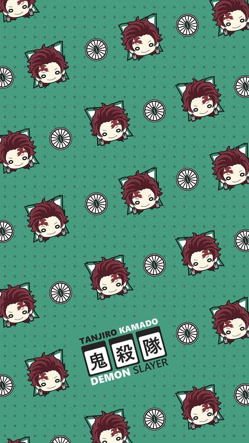 Demon Slayer Tanjiro Kamado Chibi Wallpaper