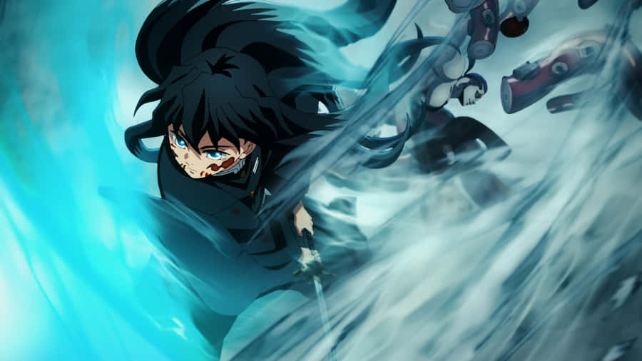 Demon Slayer Water Breathing Technique Wallpaper