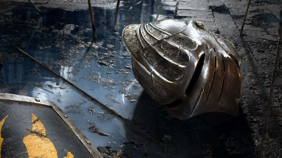 Demon Souls Fallen Knight Helmet Wallpaper