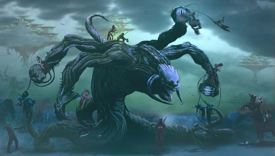 Demonic Duel Wallpaper