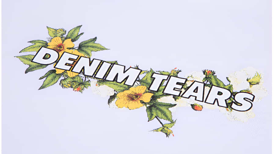 Denim Tears Floral Logo Wallpaper