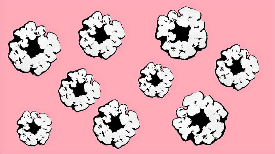 Denim Tears Floral Pattern Wallpaper