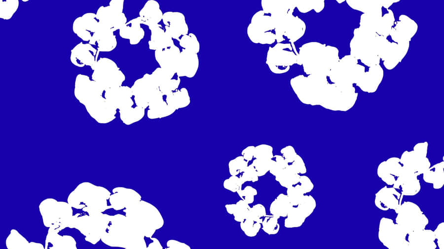 Denim Tears Floral Pattern Wallpaper