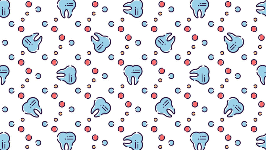 Dental Pattern Background Wallpaper