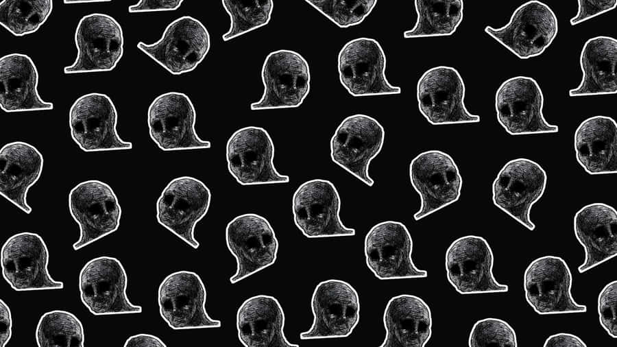 Depressed Face Meme Pattern Wallpaper