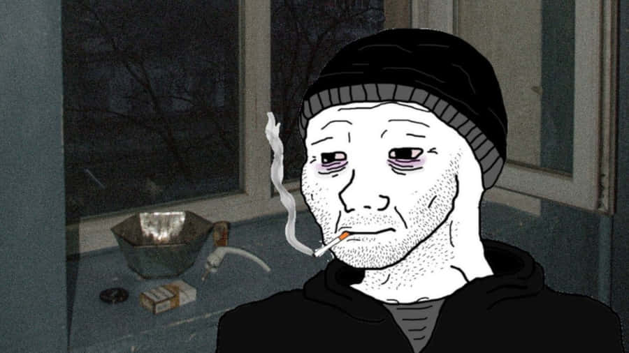 Depressed Face Meme Wallpaper