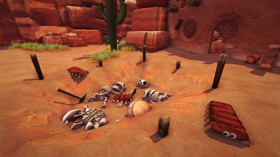 Desert Bugsnax Creatures Wallpaper