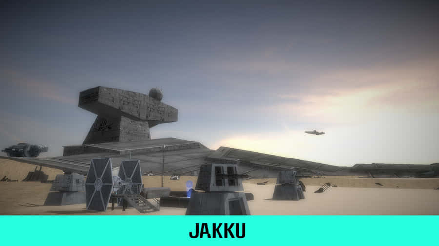 Desert Landscape Of Jakku Wallpaper