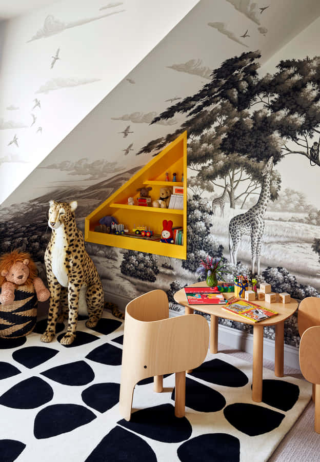 Designer Artwork Interion Wallpaper