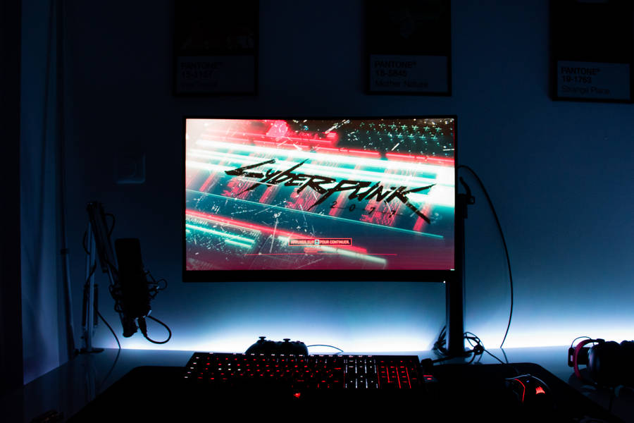 Desktop Pc For Gamer Wallpaper