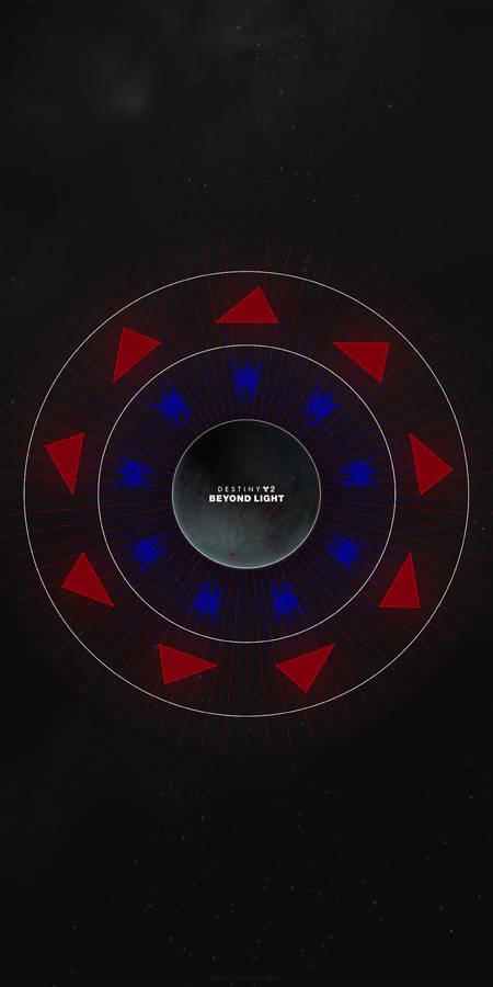 Destiny 2 Beyond Light With A Red Mandala Wallpaper