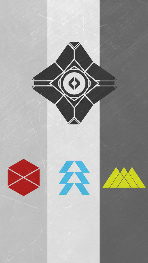 Destiny 2 Iphone Class Icons Wallpaper