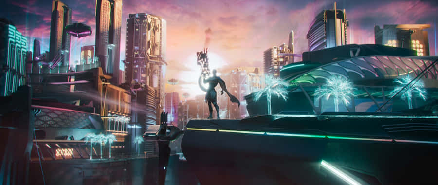 Destiny2 Lightfall Cityscape Wallpaper