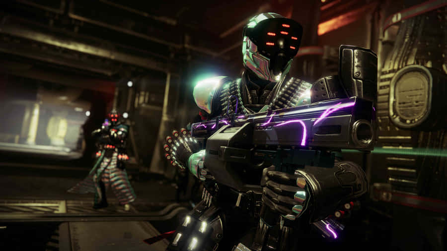 Destiny2 Lightfall Guardiansin Action Wallpaper